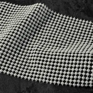 10 Yards 24 Row 4mm Faux Pearl mesh lace trim, Pearl Beaded Mesh Wrap Roll for Wedding Decoration, 4-1/2" Wide, White, TR-11277