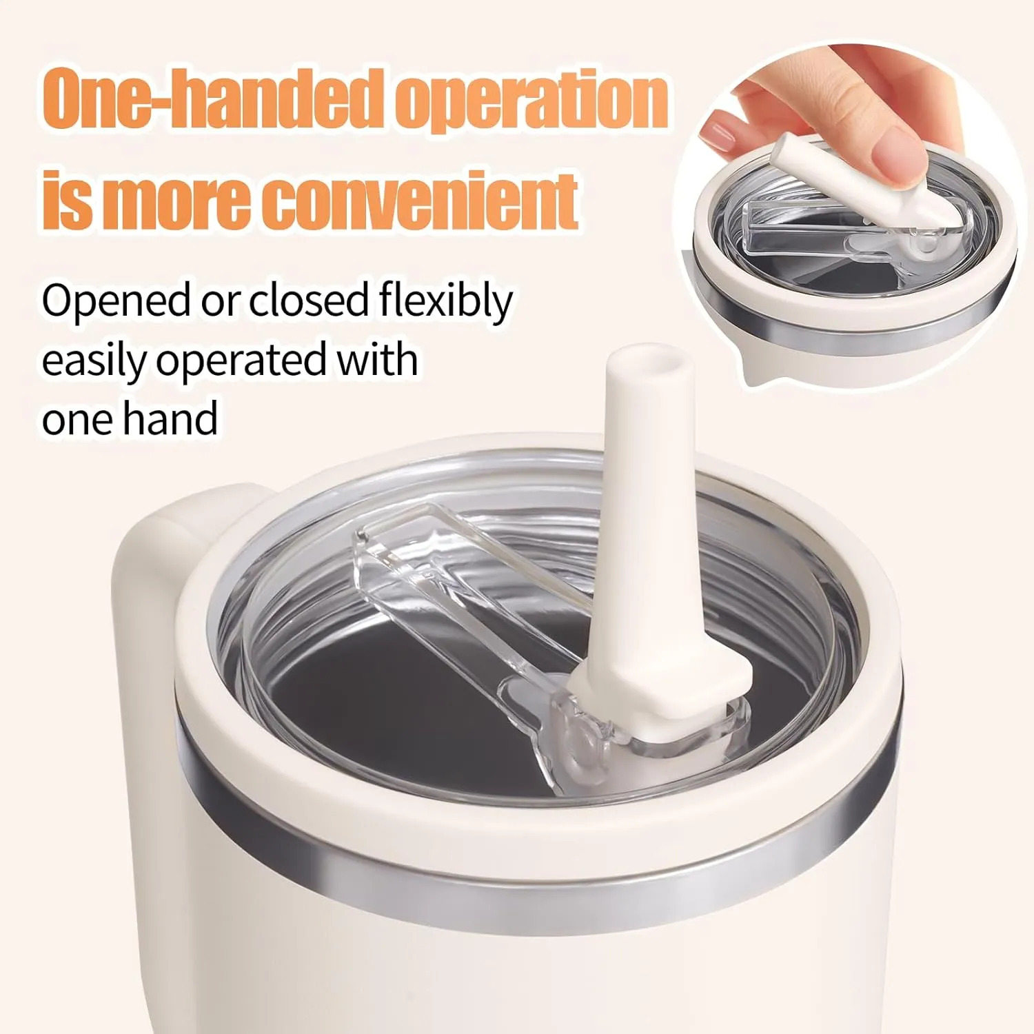 2 Pack 40 oz Tumbler Flip Straw Leak Proof Lid Replacement Fit for Stanley Quencher,40 oz Tumbler Lid Replacement for Stanley Cup,No Spill Proof Straw Cover for Stanley Accessories