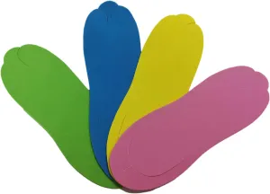 24 Pairs Disposable Pedicure Slippers Multi Colors Flip Flops