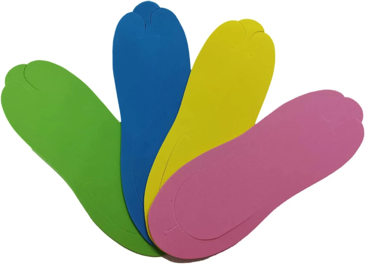 24 Pairs Disposable Pedicure Slippers Multi Colors Flip Flops