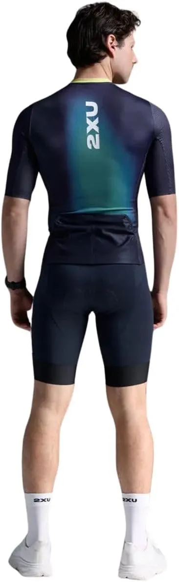 2XU Men's Aero Hex Sleeved Tri Top