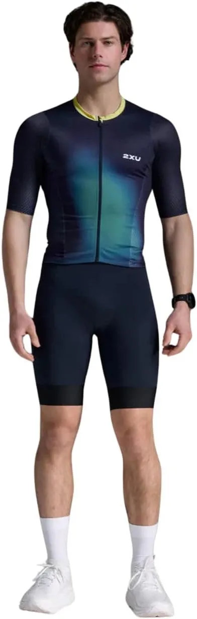 2XU Men's Aero Hex Sleeved Tri Top