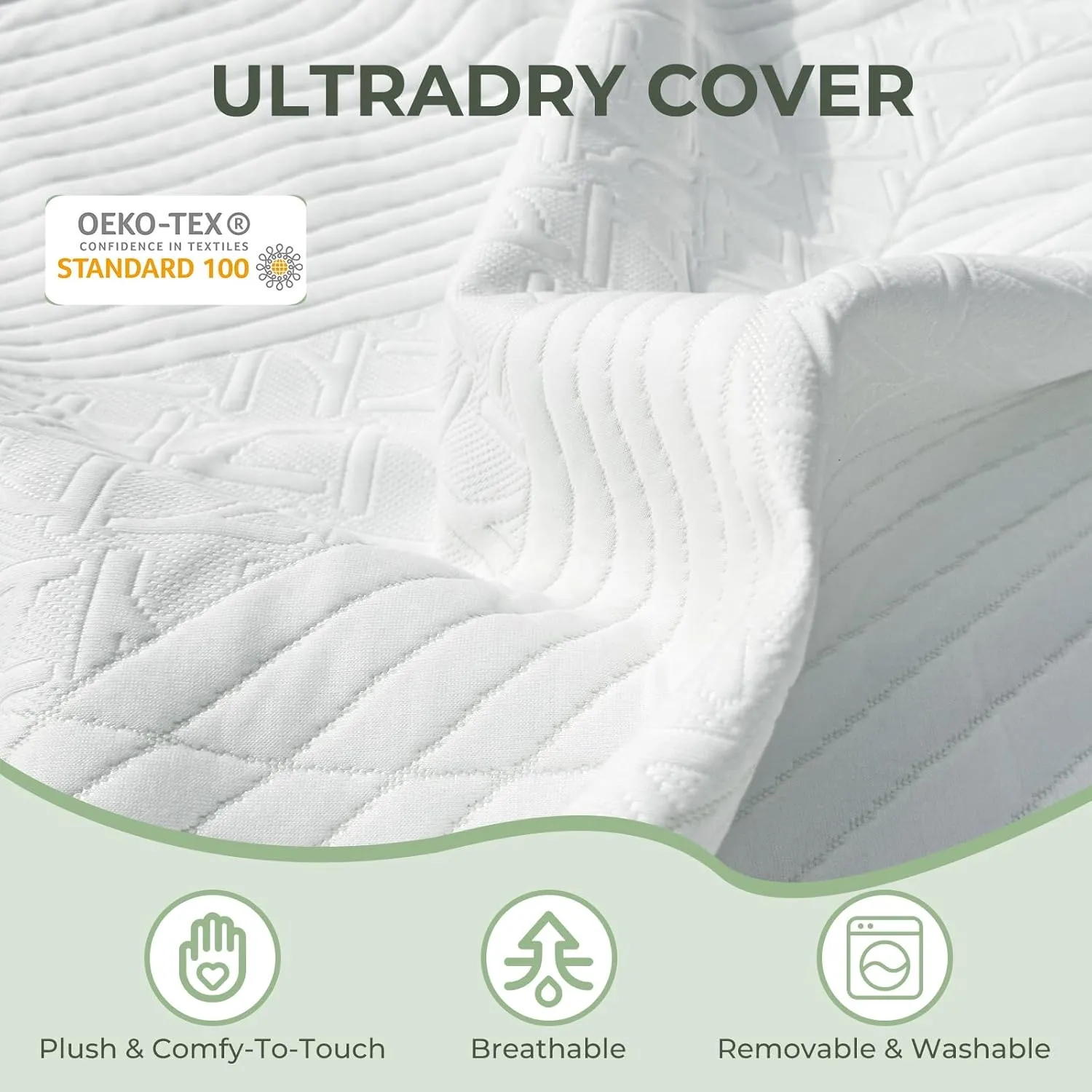 3 Inch Full Firm Mattress Topper, Extra Firm Memory Foam Bed Topper for Pain Relief, Cooling Gel-Infused & Removable Cover, CertiPUR-US & Oeko-Tex Certified