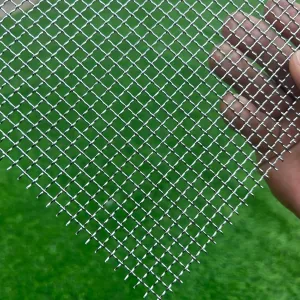 304 Stainless Steel Wire Mesh 16"x12" Snake Woven Mesh 1/5"Holes(About 5mm) 21 Gauge Vent Screen Mesh Bug Screen Stainless Steel Mesh Screen Metal Grate Window Screen Pet Screen Grill Mesh