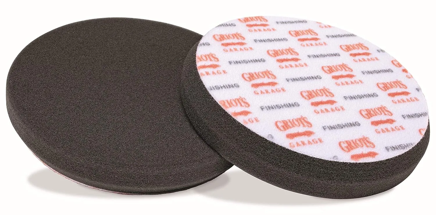 5.5" Black Foam Finishing Pads (Set of 2)