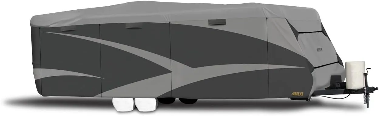 ADCO 52244 Designer Series SFS Aqua Shed Travel Trailer RV Cover - 26'1" - 28'6", Gray