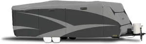 ADCO 52244 Designer Series SFS Aqua Shed Travel Trailer RV Cover - 26'1" - 28'6", Gray
