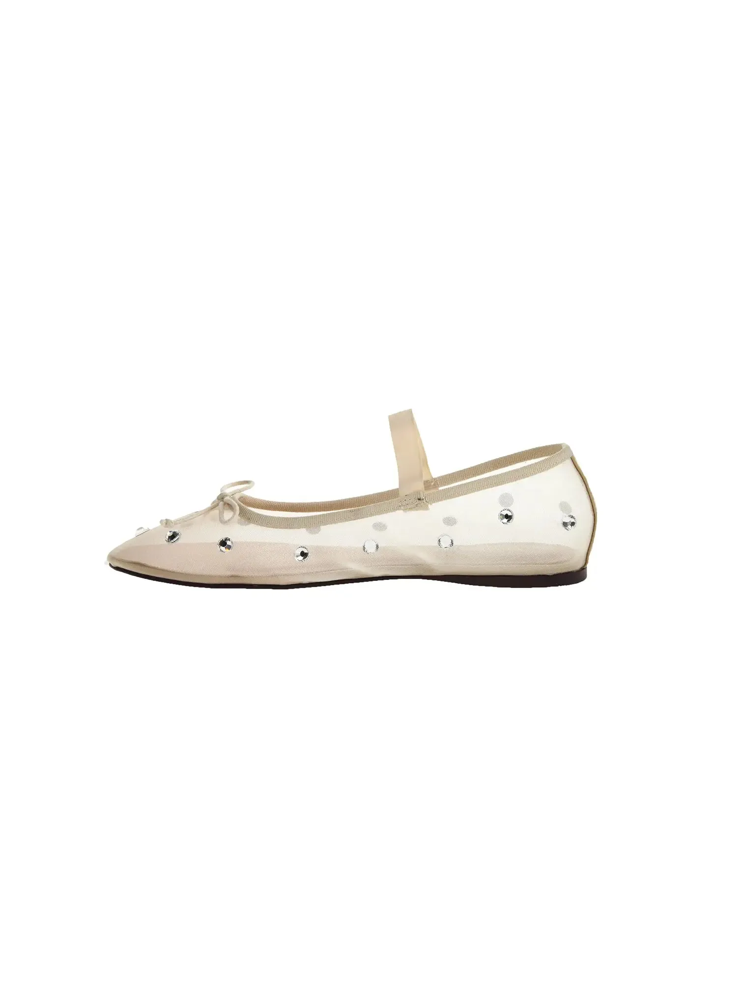 Adette Stone Mesh Ballet Flat