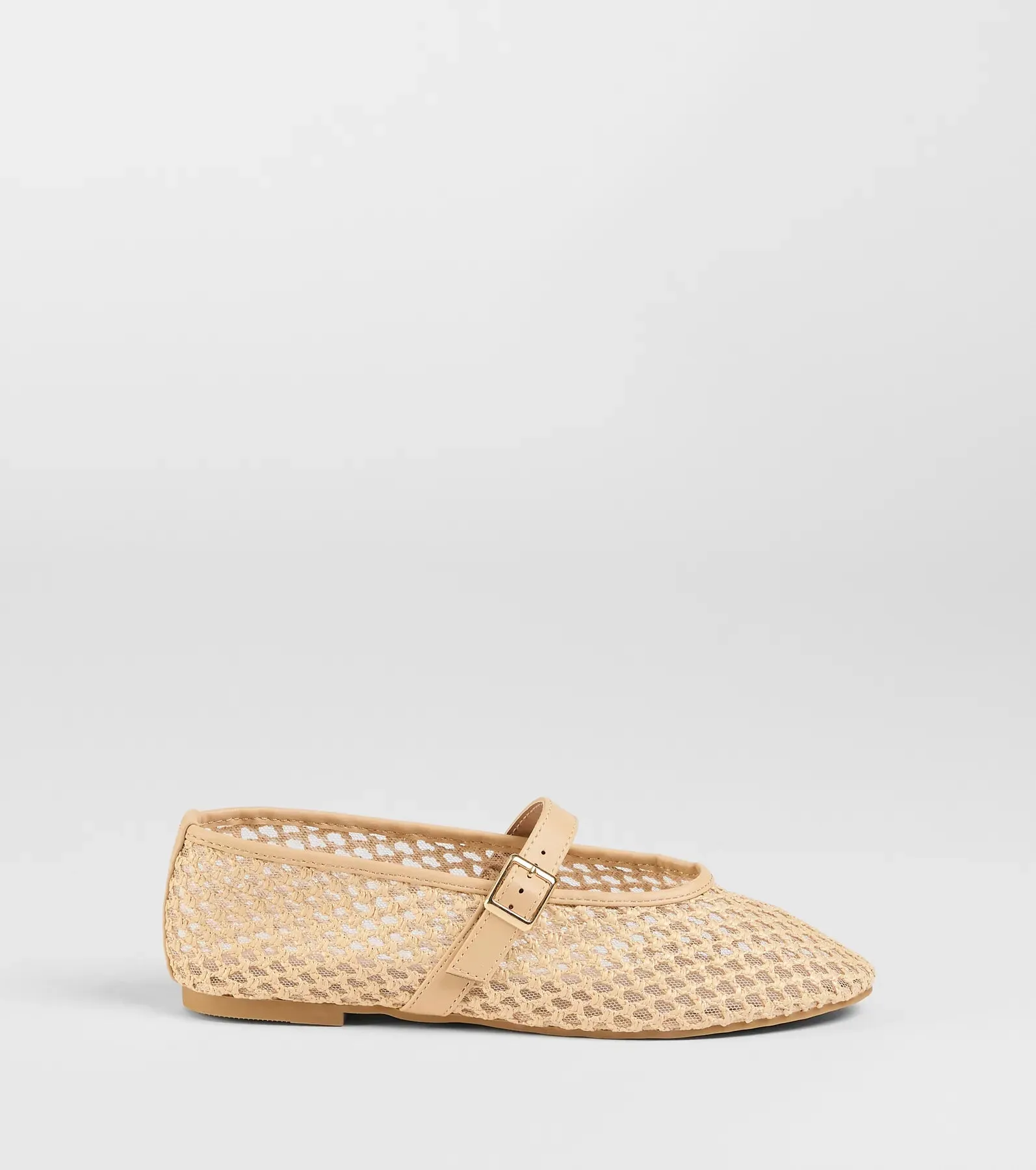 Adorable Style Braided Mesh Ballet Flats