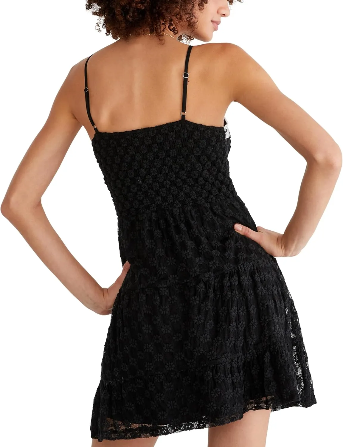 AEROPOSTALE Women's Knit Corset Babydoll Mini Dress