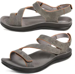 AEROTHOTIC Womens Casual Comfort Footbed lined with foam Adjustable Back-Strap Sandals With Arch-Support Sandals