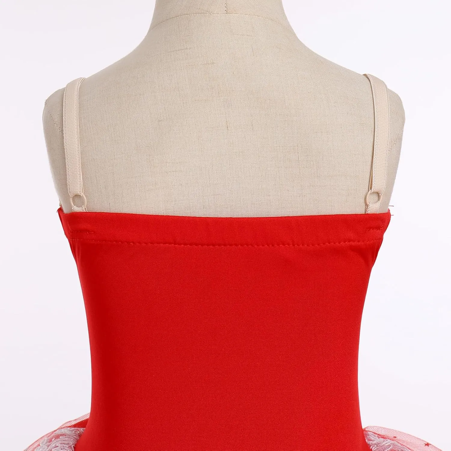 AFAVOM Ballet Leotards for Girls Lace Flower Camisole Leotard Skirt Performance Swan Ballet Dance Dress Ballerina Dancewear