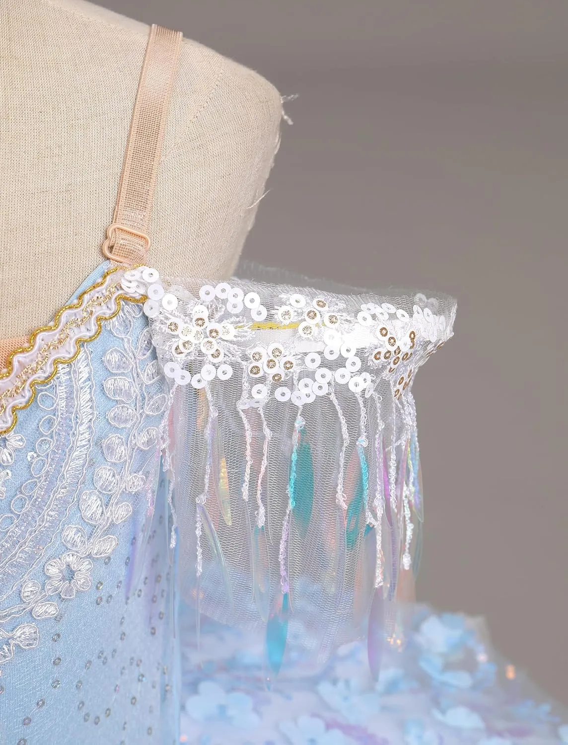 AFAVOM Swan Lake Ballerina Costume for Girls Camisole Skirted Leotard Sequin Ballet Dance Platter Tutu Dress for Performance