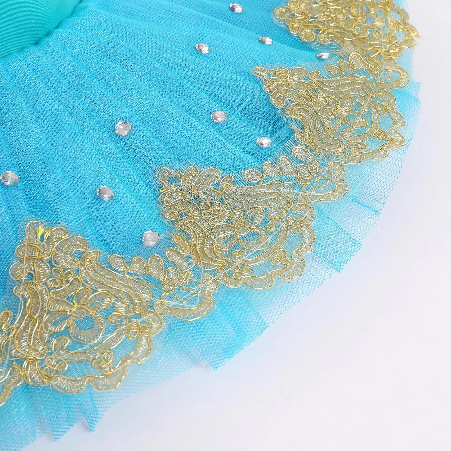 AFAVOM Swan Lake Ballerina Costume for Girls Camisole Skirted Leotard Sequin Ballet Dance Platter Tutu Dress for Performance