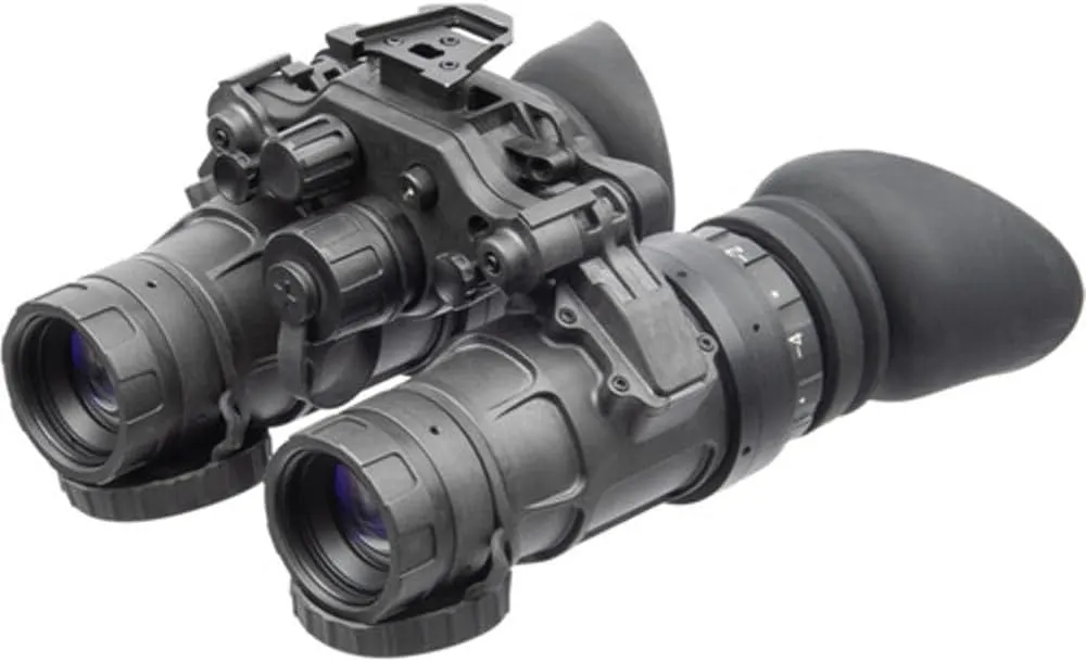 AGM Global Vision 12UN51284153011 Model UNVG-51 NL1 Ultralight Night Vision Goggle/Binocular 51 Degree FOV with Gen 2  "Level 1", P43-Green Phosphor IIT; 45-54 lp/mm Resolution, 1x Magnification