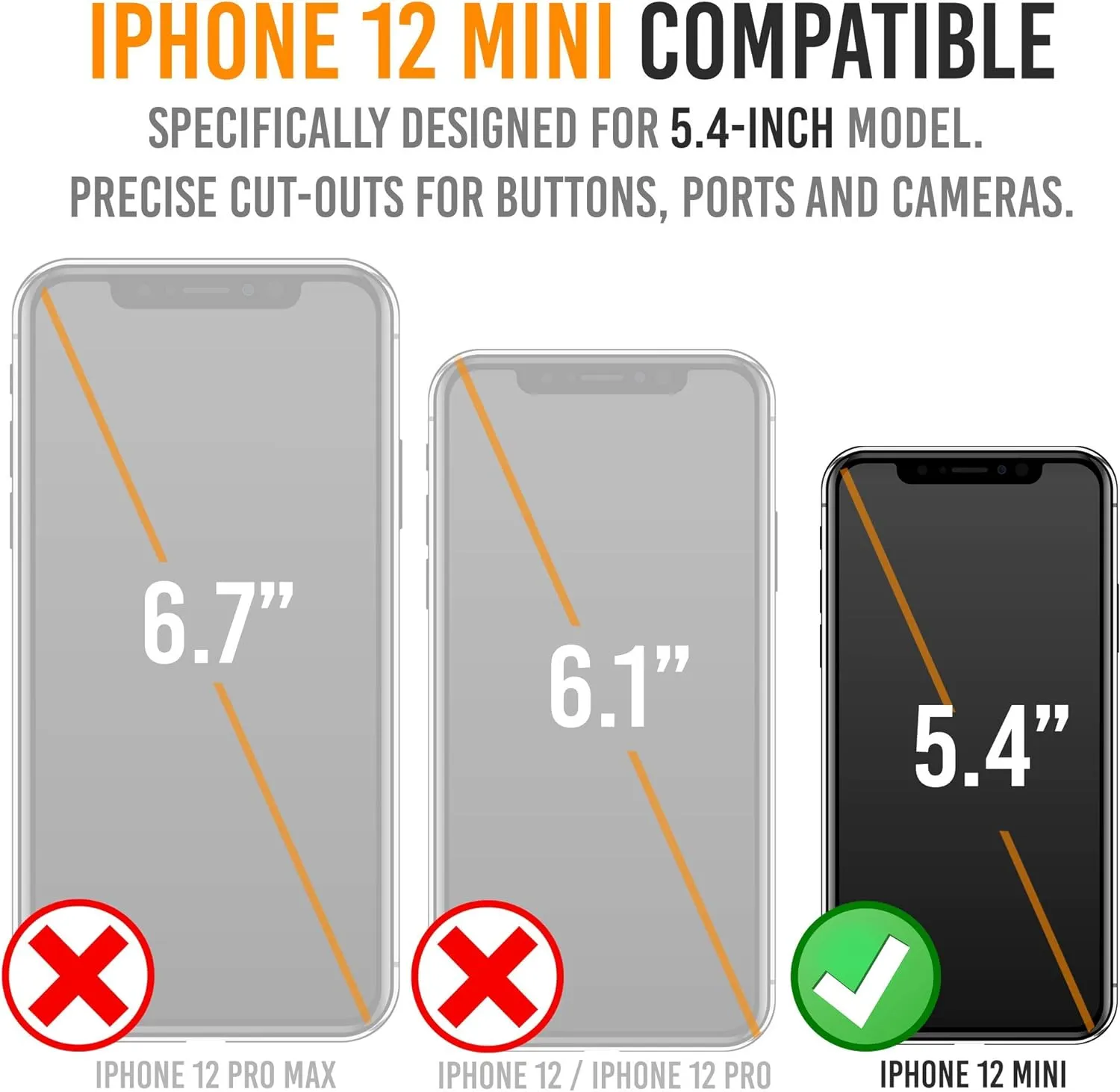 Alpatronix Battery Case for iPhone 12 Mini (5.4 inch), Slim Portable Protective Extended Charger Cover with Wireless Charging, Lightning Input, CarPlay - BX12mini - Matte Black