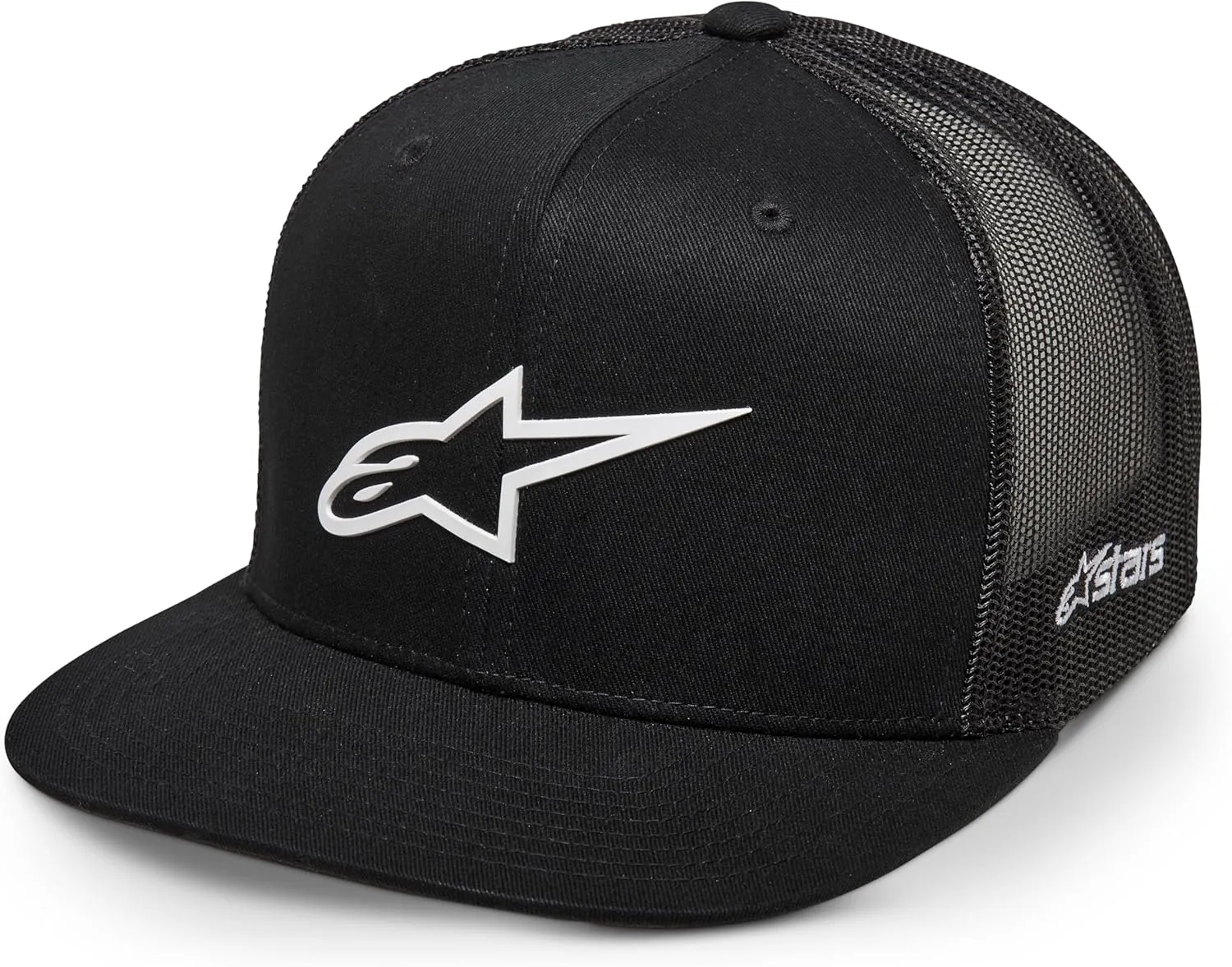 Alpinestars 1214-81723-1020-OS: 3D Ageless Trucker Hat Black/White