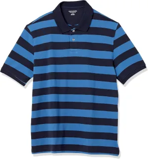Amazon Essentials Men's Regular-Fit Cotton Pique Polo Shirt (Available in Big & Tall)