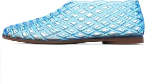 AMINUGAL Mesh Ballet Flats Shoes for Women Dressy Comfortable Jelly Ballerina Flats for Women Hollow Jelly Flat Shoes for Women Clear Jelly Sandals for Women Summer Beach Slip-on Jelly Shoes Women