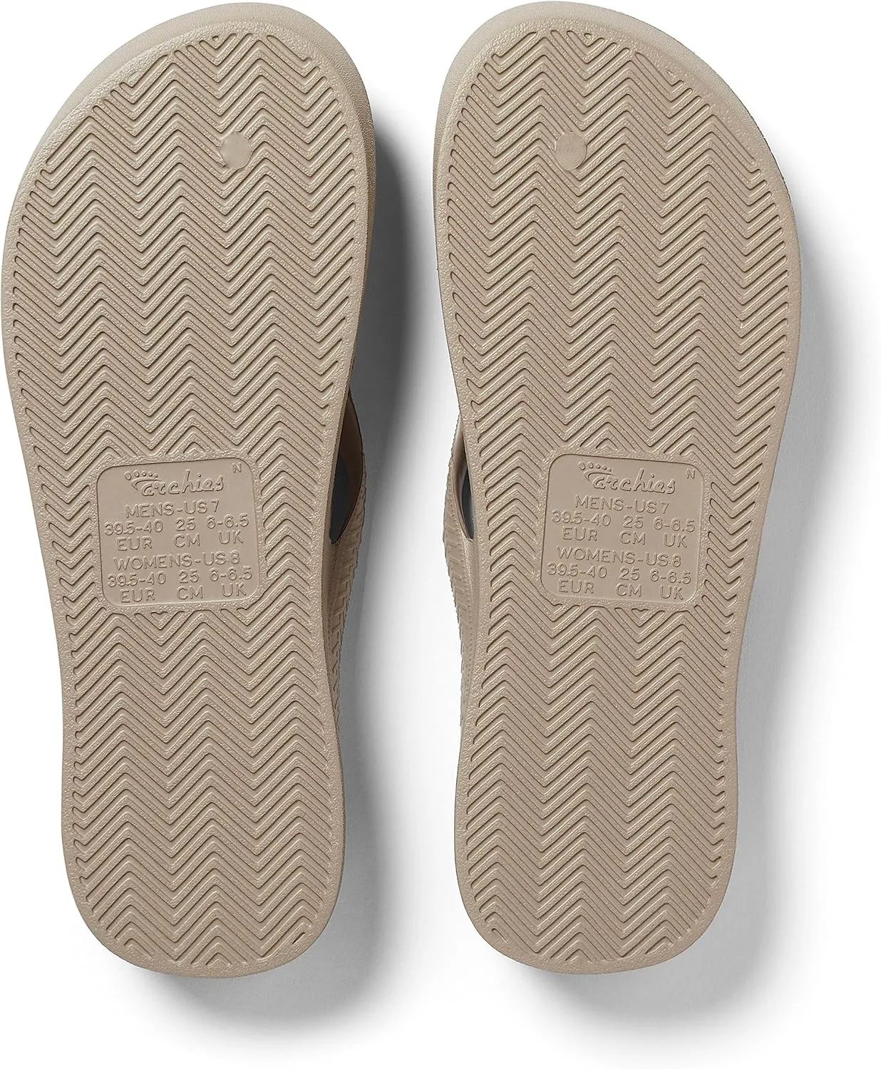 Archies Arch Support Flip Flops for Men & Women – Orthotic Sandals for Plantar Fasciitis Relief – Lightweight, Cushioning, Shock-Absorbing Thong Sandals for Walking, Foot Pain & All-Day Comfort