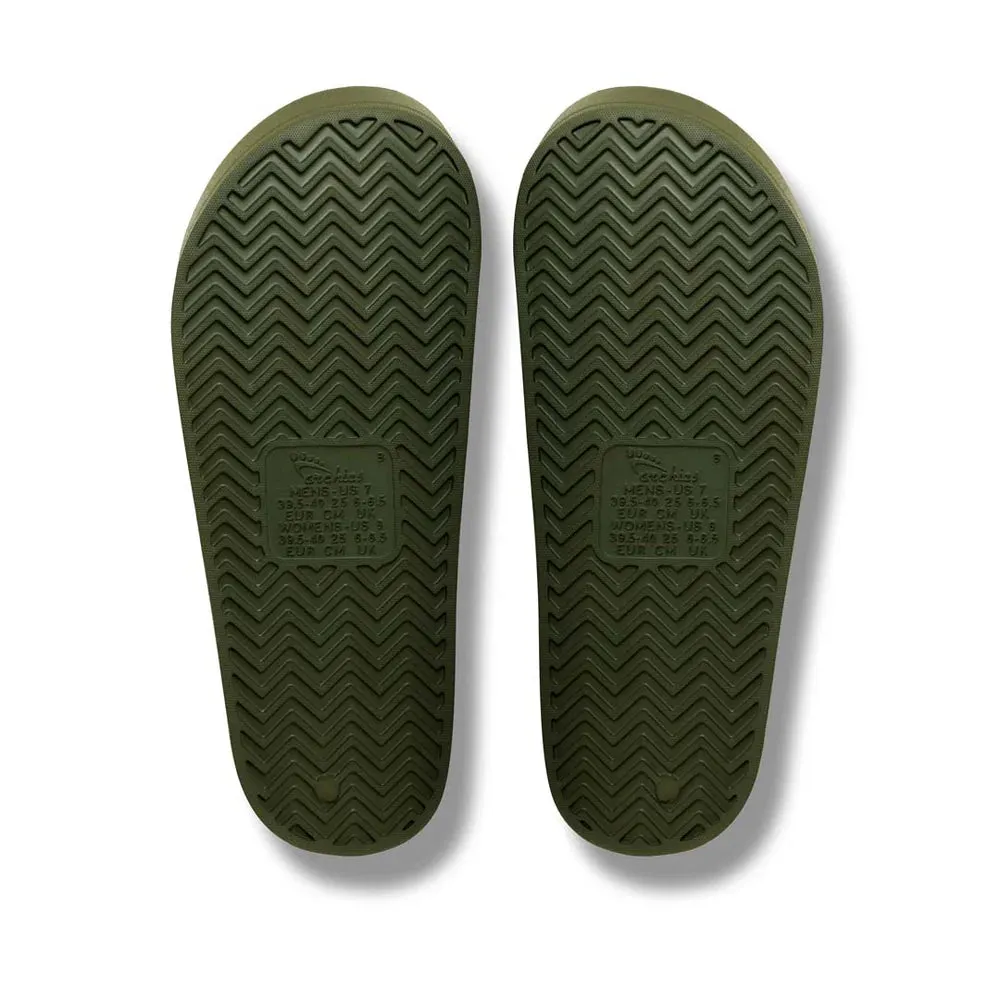 Archies Arch Support Slides Khaki