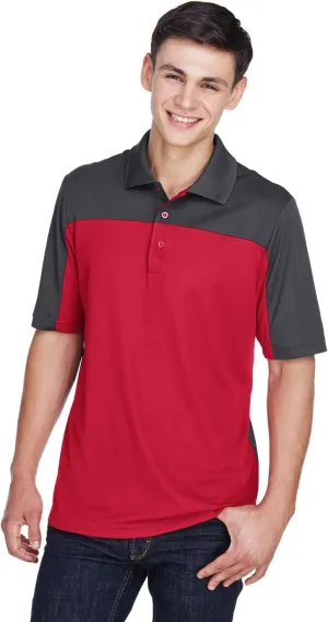 Ash City - Core 365 CE101 Men's Balance Colorblock Performance Piqué Polo