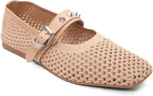 ASH Women's Bijoux Mesh Maryjane Ballet Flat-Elegant and Comfortable, Stylish Footwear for Everyday Wear