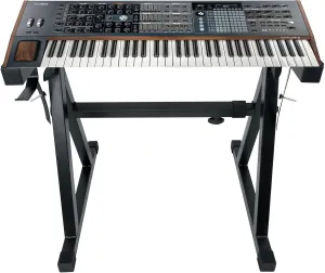 Audiosavings Bundle: Arturia Polybrute USB MIDI 6-voice 61-Key Polyphonic Analog Morphing Synthesizer Bundle with Rockville Z50 Z-Style Pro Keyboard Stand Travel Bag, Adjustable Height Width (2 Items)