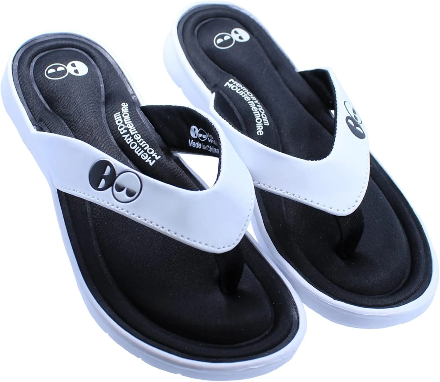 B-W Women’s Memory Foam Thong Flip Flop Sandal