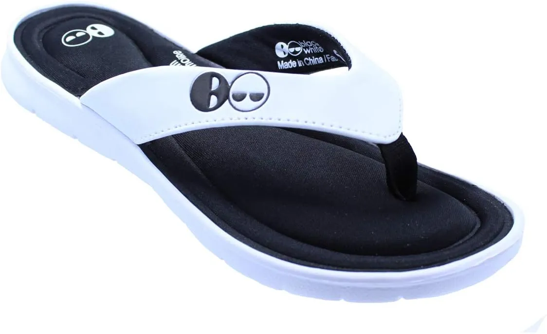 B-W Women’s Memory Foam Thong Flip Flop Sandal