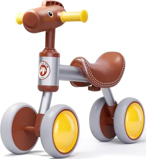 Baby Balance Bike for 1-2 Year Old Boy Girl, Balance Bike for 12-24 Months 4 Wheels Toddler Balance Bike, Baby Bike 1  Years Toy First Birthday Gifts