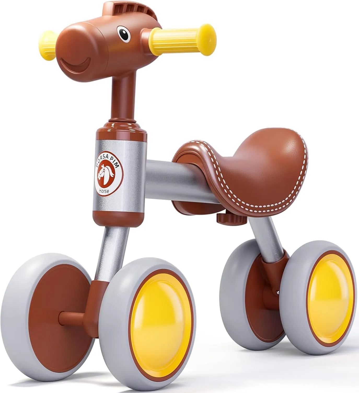 Baby Balance Bike for 1-2 Year Old Boy Girl, Balance Bike for 12-24 Months 4 Wheels Toddler Balance Bike, Baby Bike 1  Years Toy First Birthday Gifts