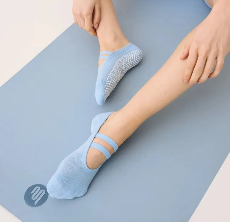 Ballet Grip Socks -  Powder Blue