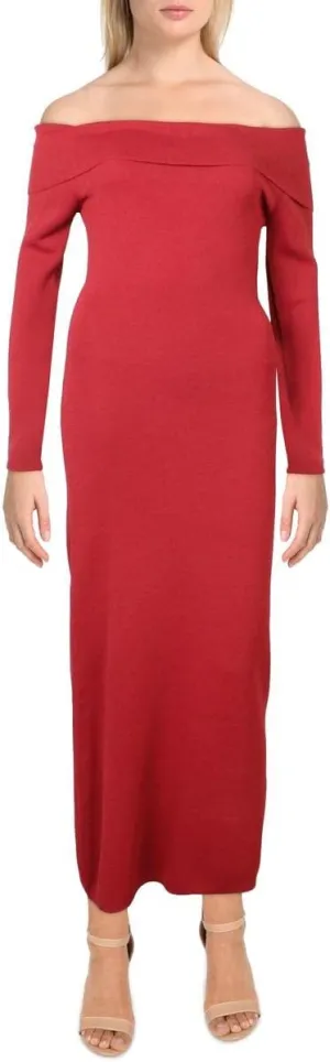 Bardot Off Shoulder Knit Dress