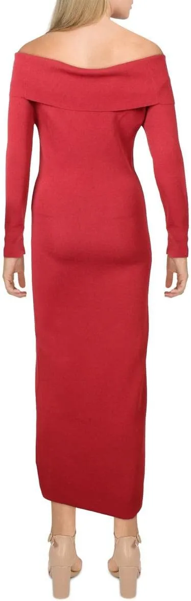 Bardot Off Shoulder Knit Dress