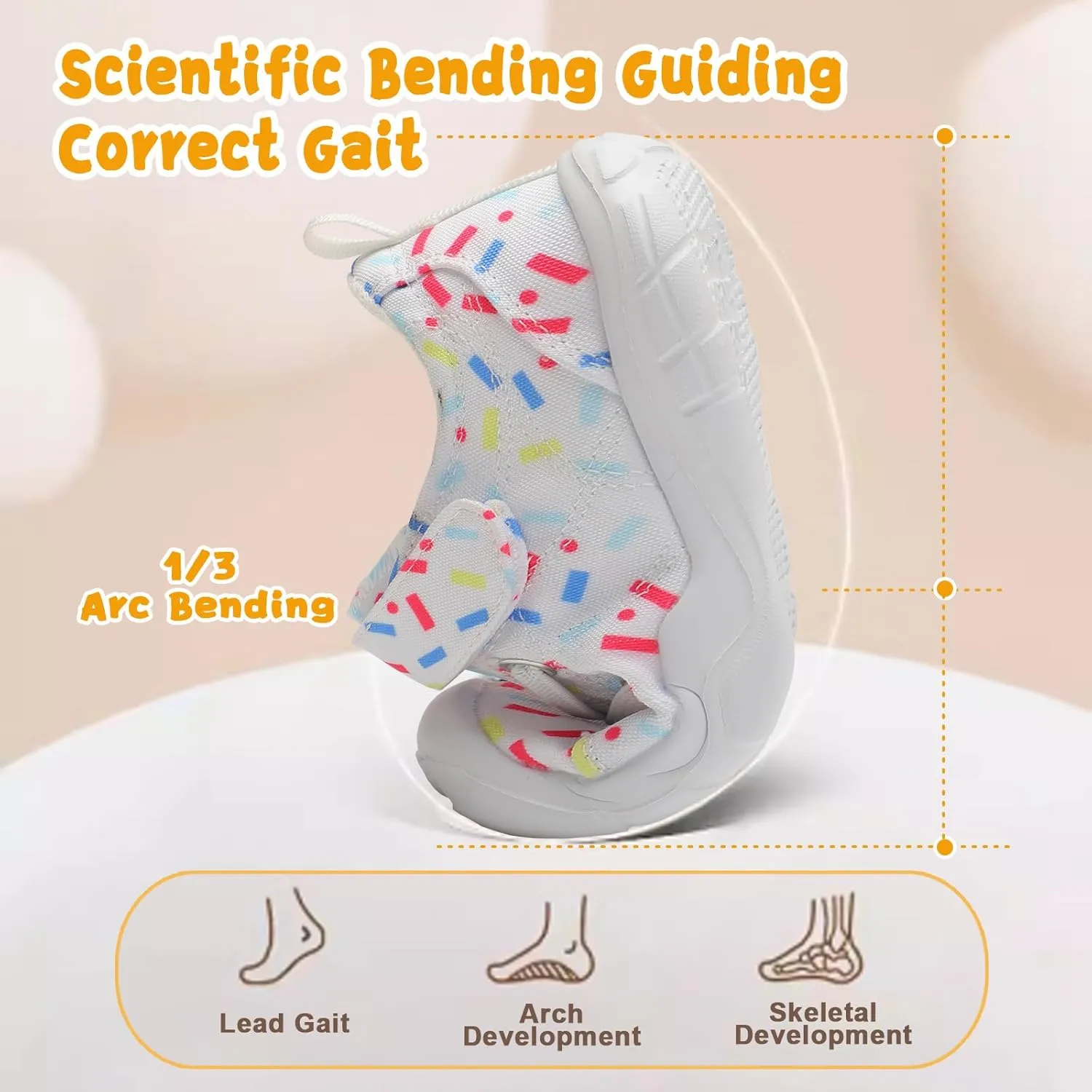 BARERUN Kids Canvas Shoes Running Shoes for Girls Boys Wide Toe Box Barefoot Toddler Sneakers Girls Boys School Shoes Non-Slip Toddler Tennis Shoes
