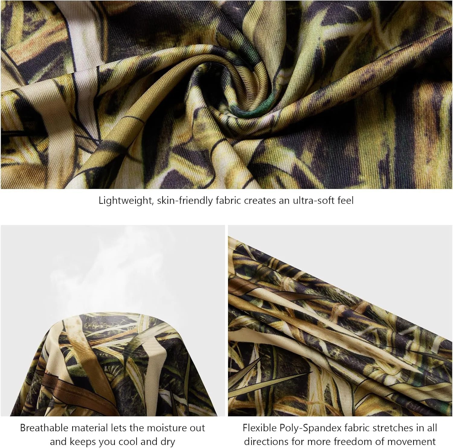 BASSDASH Women’s Camo Hunting Shirt Long Sleeve UPF 50  Sun Protection Performance Tee Fishing Hiking