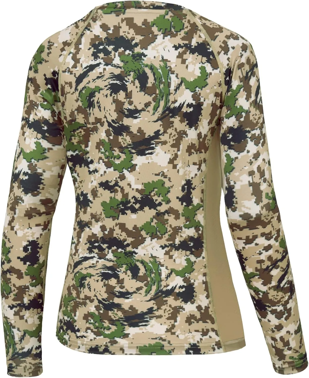BASSDASH Women’s Camo Hunting Shirt Long Sleeve UPF 50  Sun Protection Performance Tee Fishing Hiking