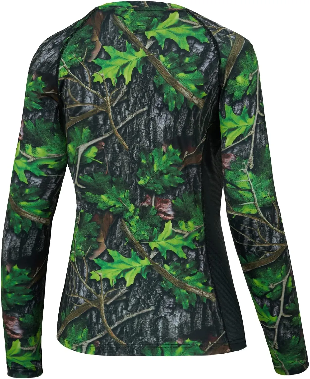 BASSDASH Women’s Camo Hunting Shirt Long Sleeve UPF 50  Sun Protection Performance Tee Fishing Hiking