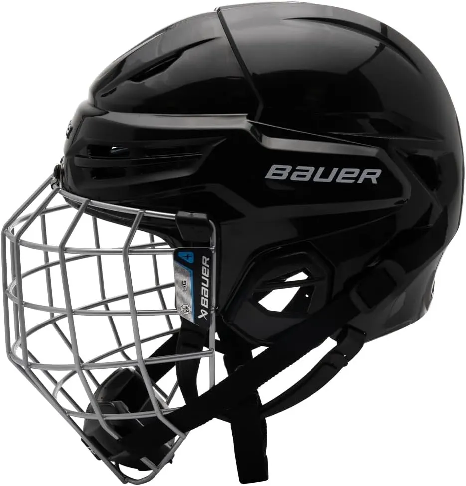 Bauer Re-Akt 55 Hockey Helmet Combo with Facemask, Senior