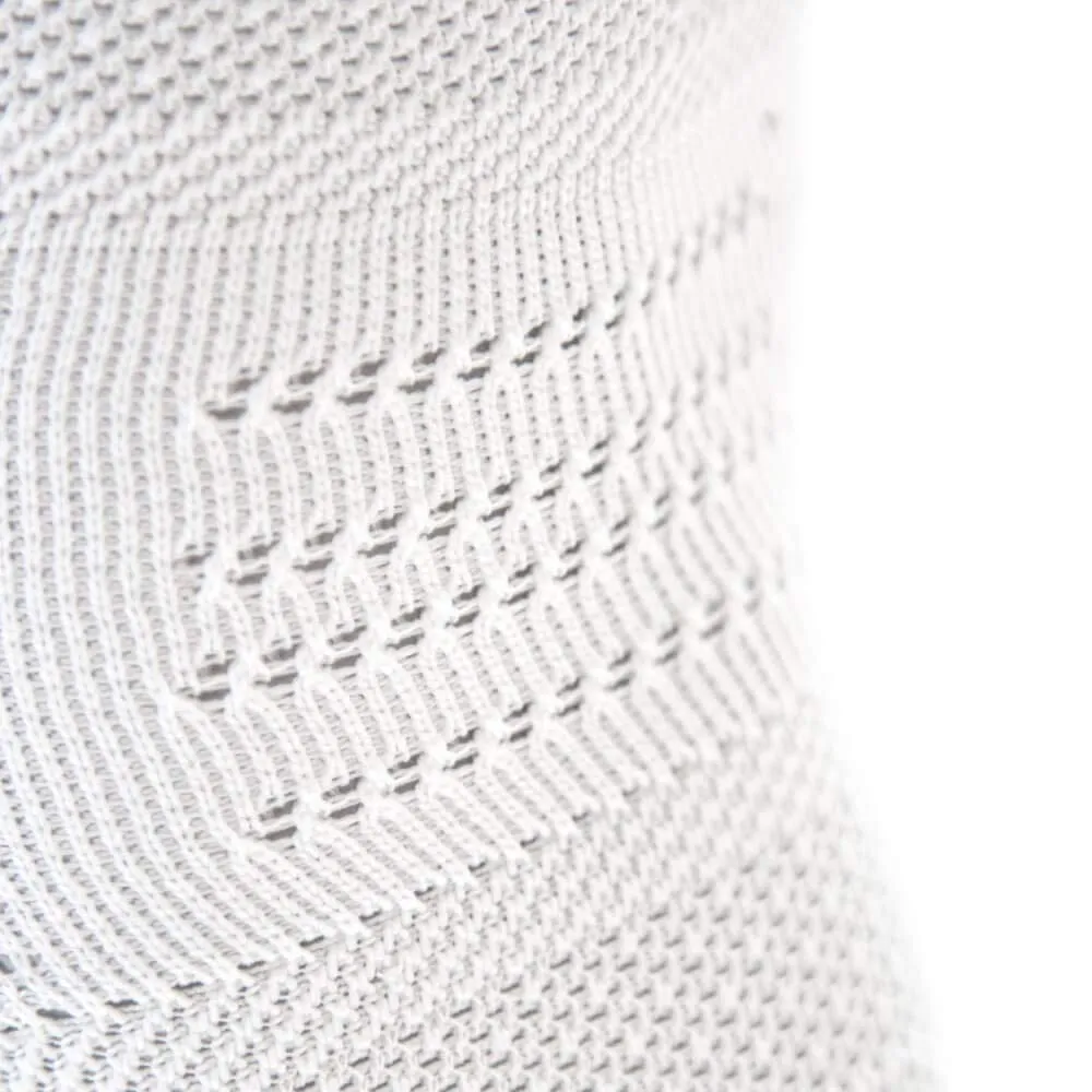 Bauerfeind Sports Knee Support NBA - Officially Licensed Basketball Brace with Medical Compression - Sleeve Design with Omega Gel Pad for Pain Relief & Stabilization (White, XXL)