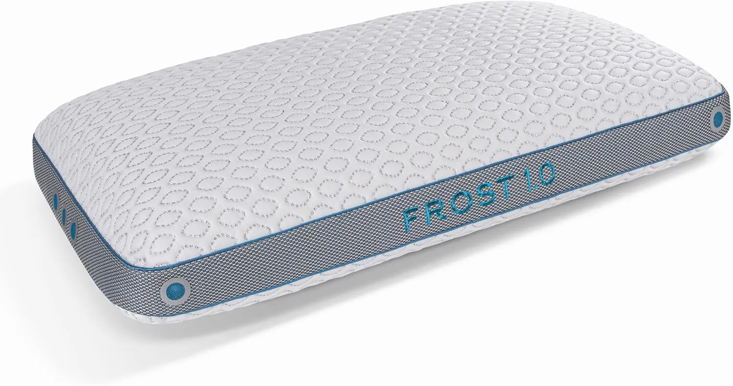 Bedgear Frost King Performance Pillow - Size 1.0 - Cooling Bed Pillow for Hot Sleepers - 20" W x 36" L x 5.25"