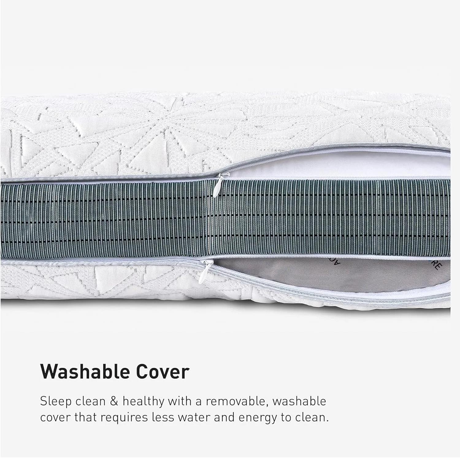 Bedgear Storm Cuddle Curve Performance Pillow - Size 2.0 - Cooling Bed Pillow for Side Sleepers - Medium Firmness- Washable and Removable Cover - 20" W x 26" L