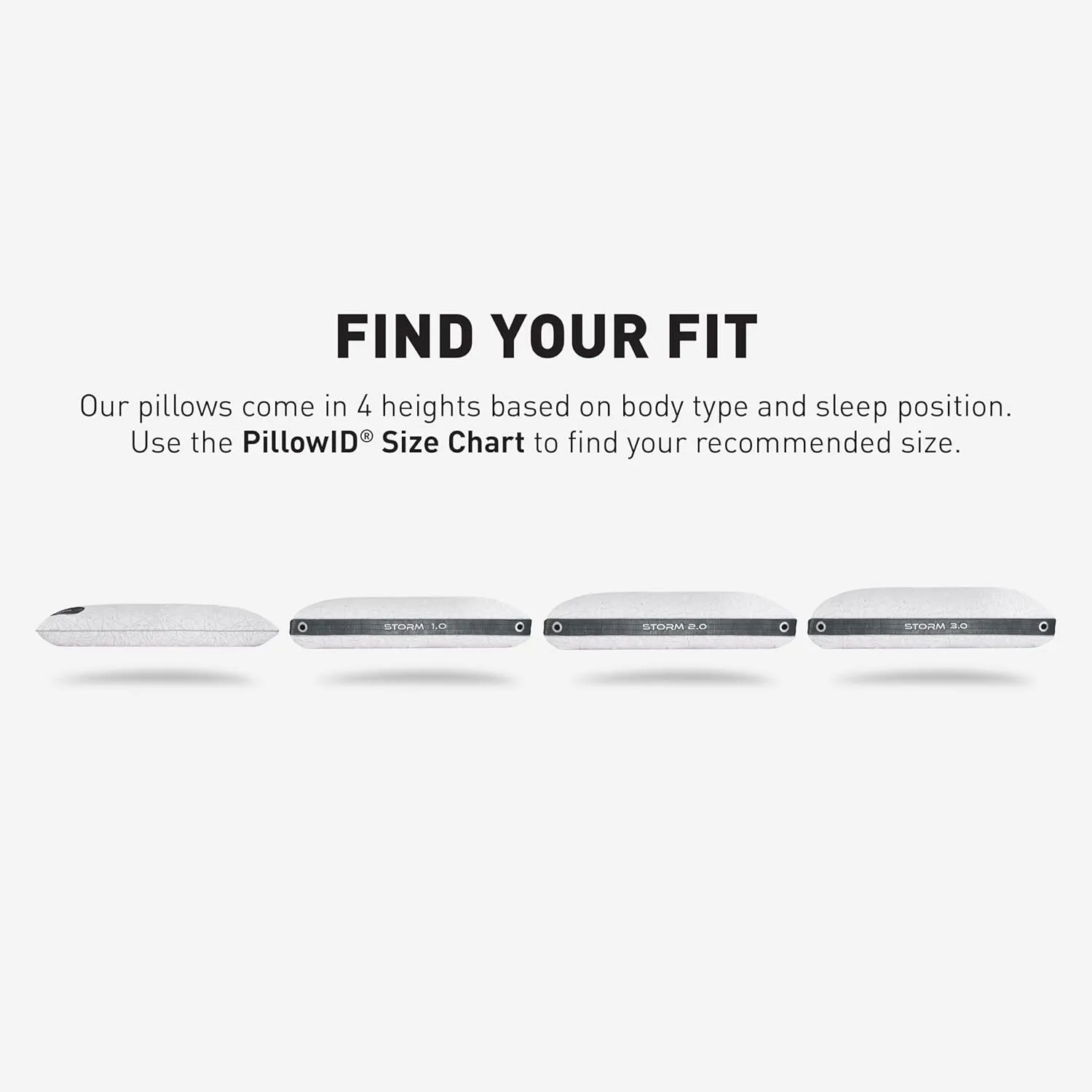 Bedgear Storm Performance King Pillow - Size 3.0 - Cooling Bed Pillow for Hot Sleepers - Medium Pillow for All Sleep Positions, Hypoallergenic, Washable & Removable Cover - 20" W x 36" L x 6.50"