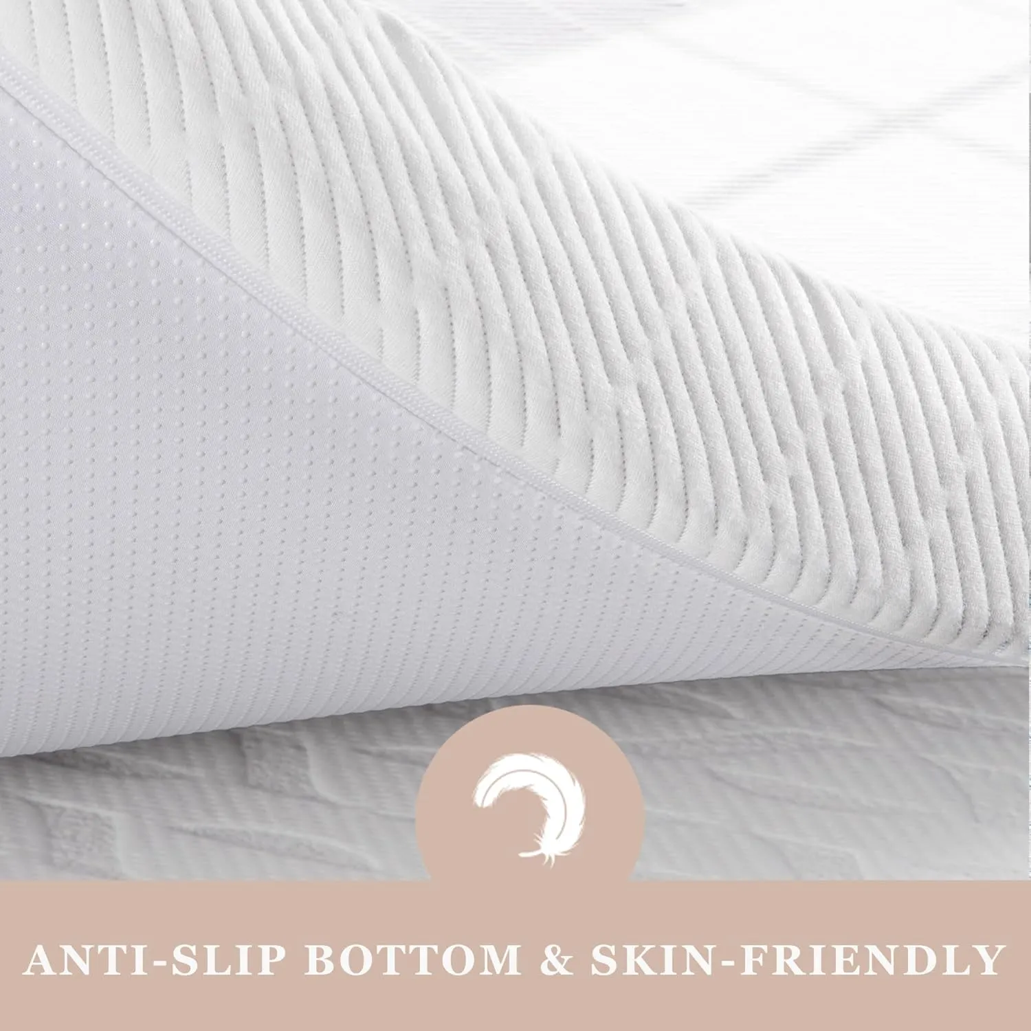 BedStory Firm Mattress Topper Queen Size 3 Inch, Extra Firm Gel Memory Foam Bed Topper for Pain Relief, High-Density Cooling Pad, Skin-Friendly Non-Slip Cover, CertiPUR-US Certified