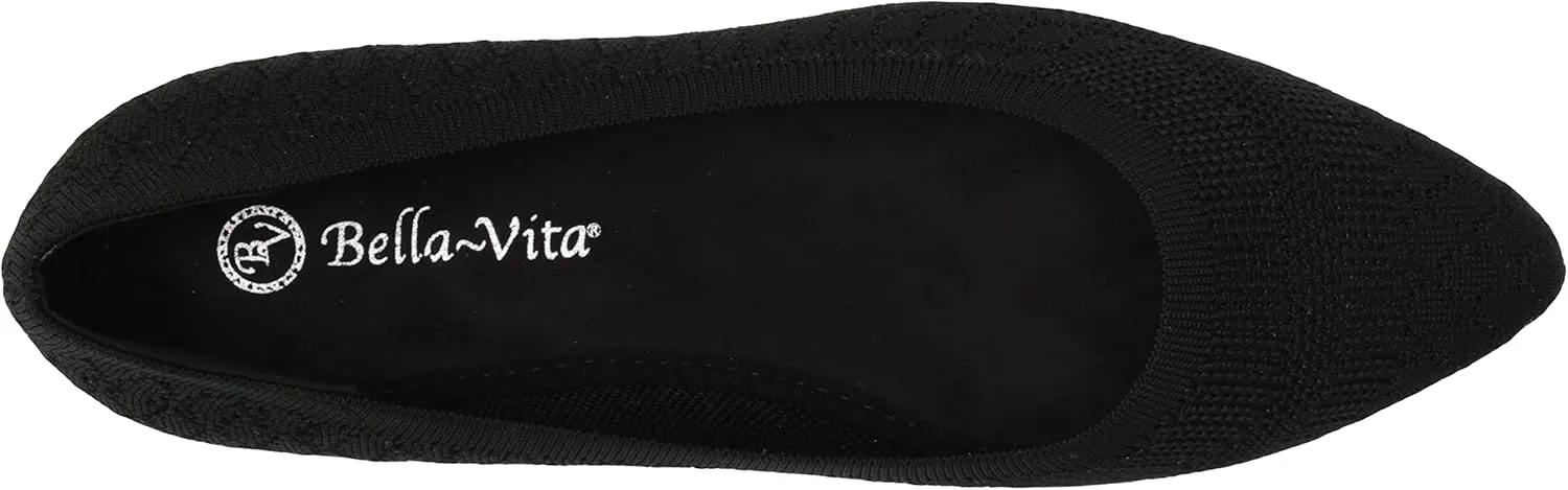 Bella Vita Women's Mireya Pointed Toe Flat Ballet