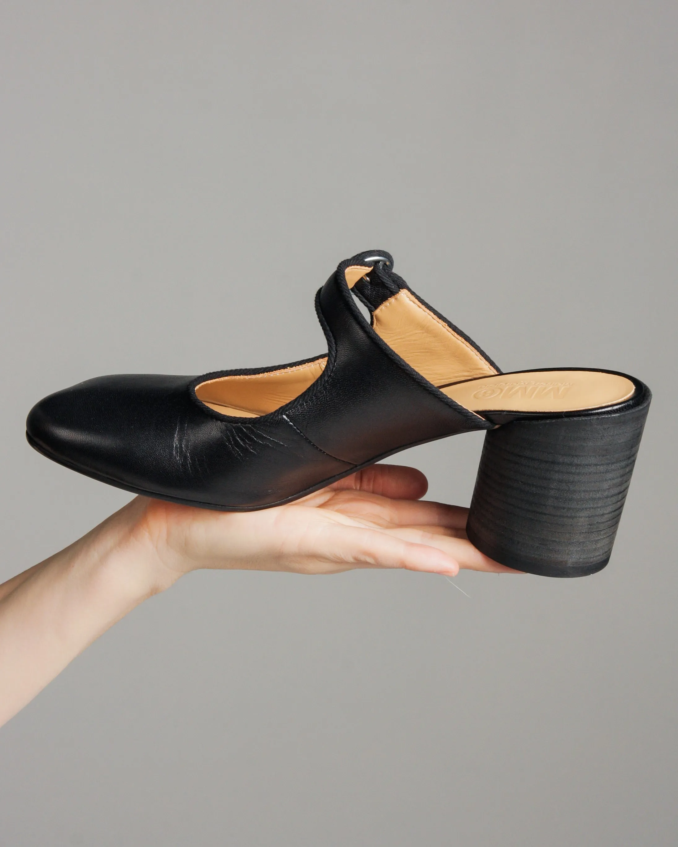 Black Heeled Sandal