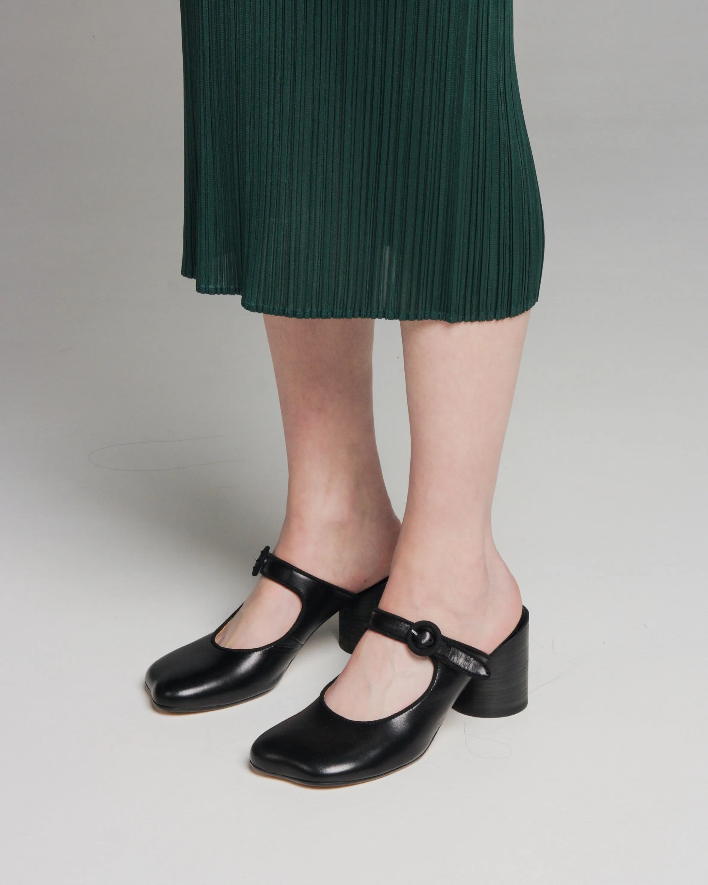 Black Heeled Sandal