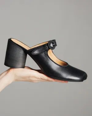 Black Heeled Sandal