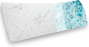Body Pillow Firmer 3200g 100% Shredded Memory Foam Body Pillows for Adults Side Sleeper Pregnancy Full Body Pillow 20x54 inch Adjustable with Washable Viscose Made from Bamboo Cover
